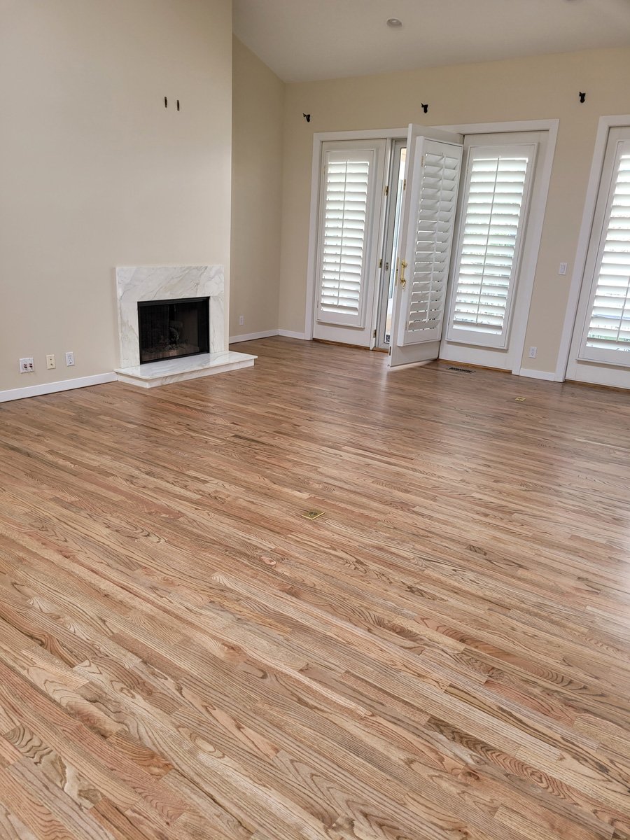 Big bedroom floor - Wharton Hardwood Floors